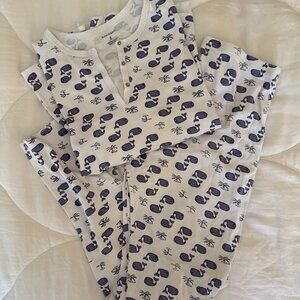 Roller Rabbit Whale print PJS size S